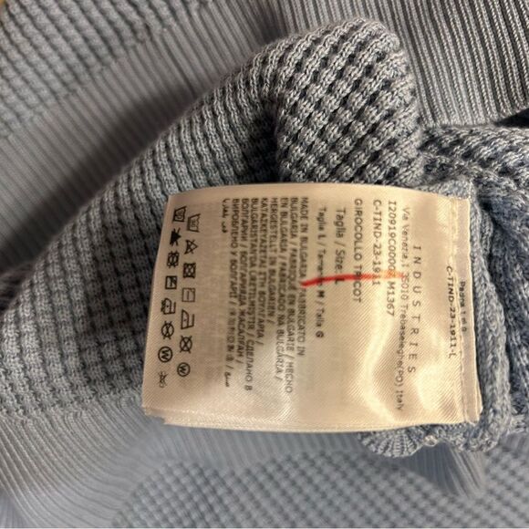Men's Moncler logo patch knitted cotton sweater size large - Picture 10 of 10